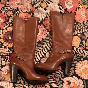 Sofft Leather Knee High Boots - size 8.5